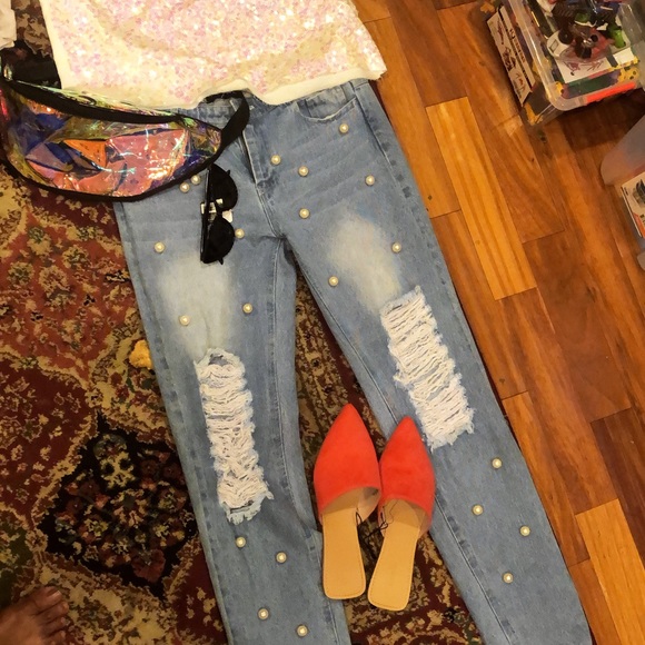 Orange Mules - Picture 4 of 4